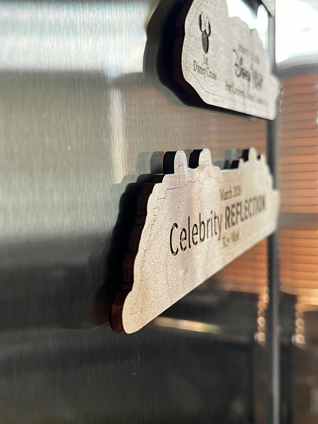 Wood Cruise Ship Magnet