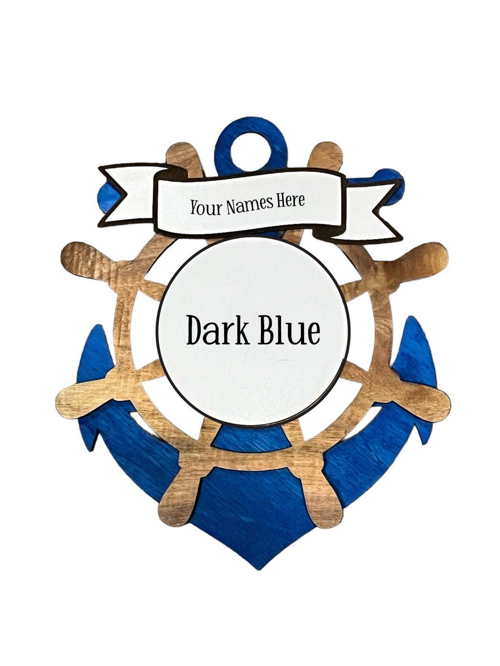 Wheel and Anchor Magnet with Interchangeable Center