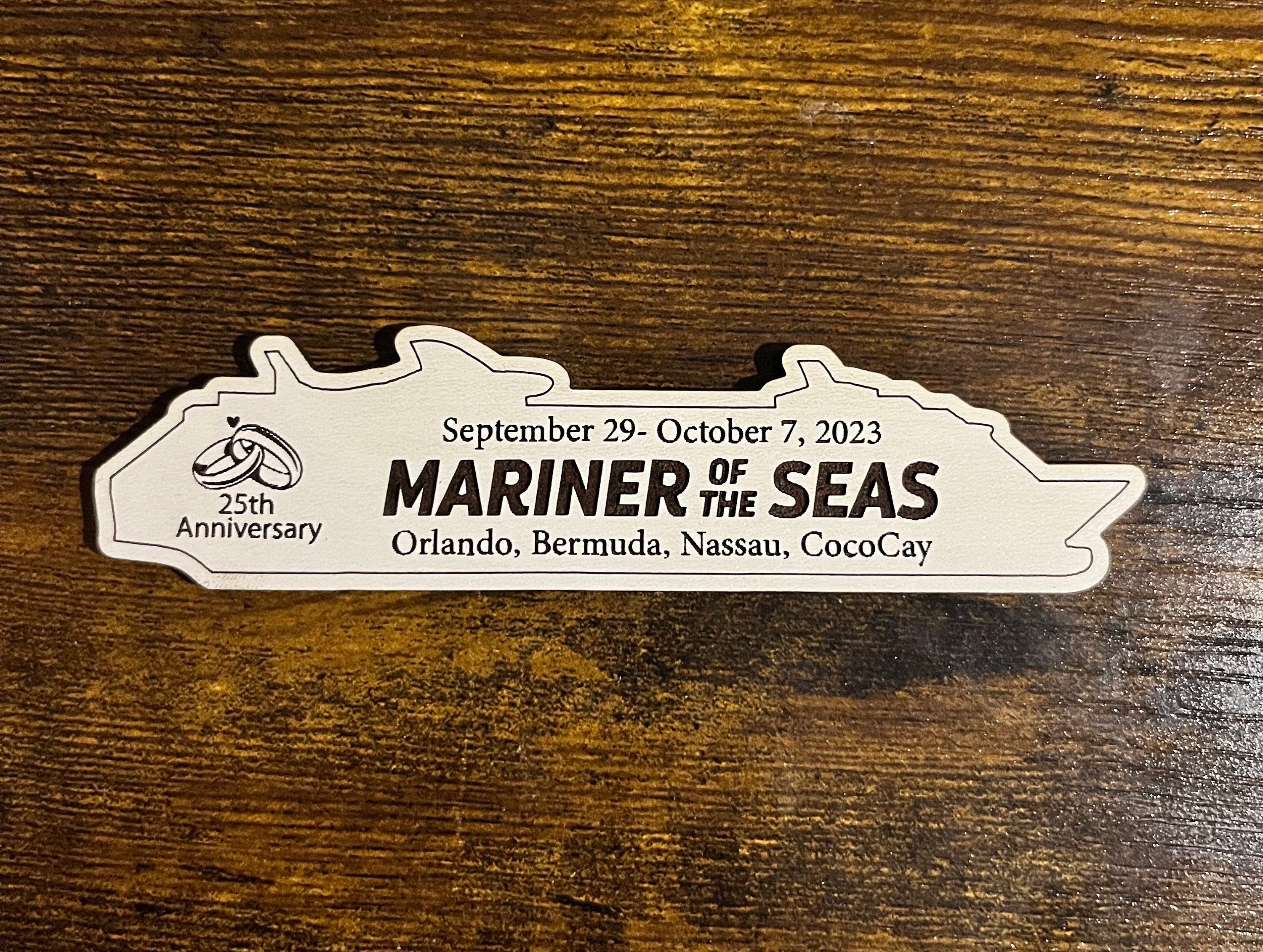 5 Inch Cruise Ship Magnet - Custom