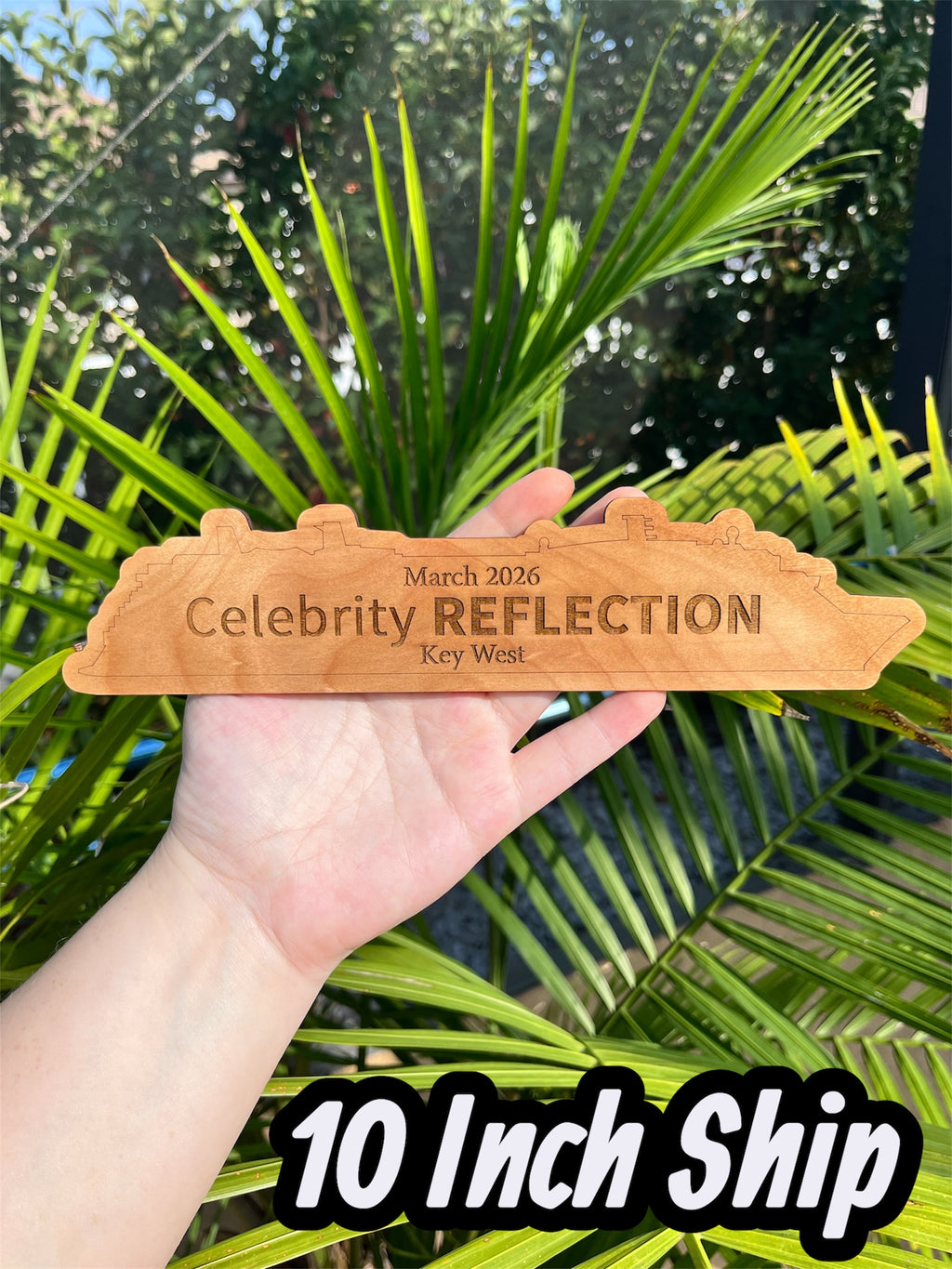 Wood Cruise Ship Magnet