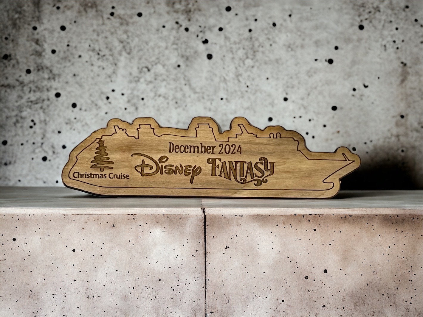 5 Inch Cruise Ship Magnet - Custom