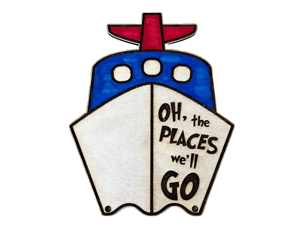 Seuss Inspired Cruise Door Magnet: Custom Cabin Decoration