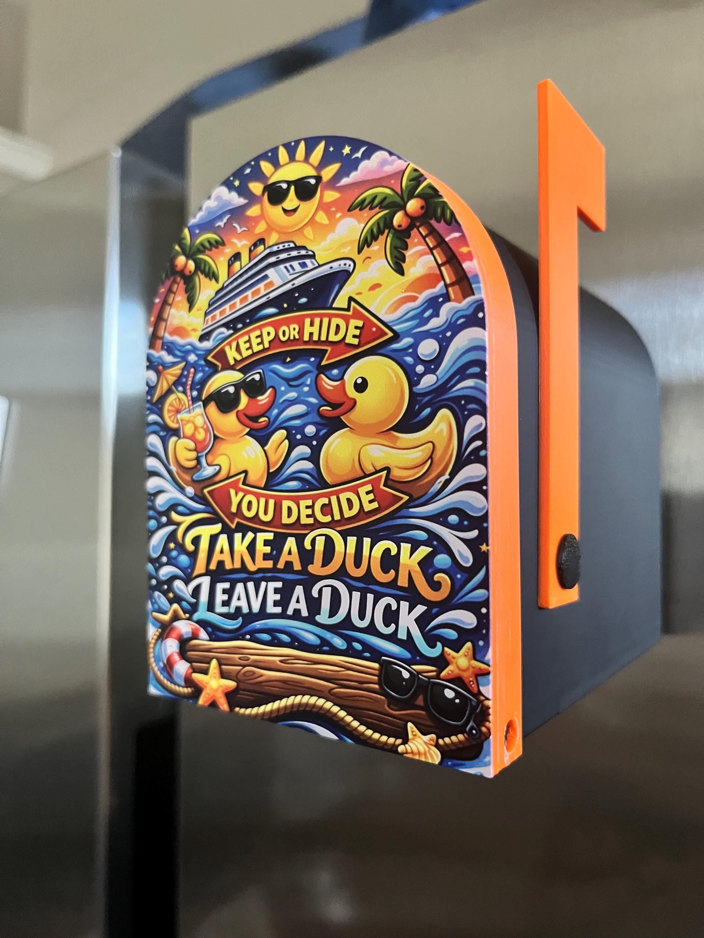 Cruising Duck Mailbox Magnet