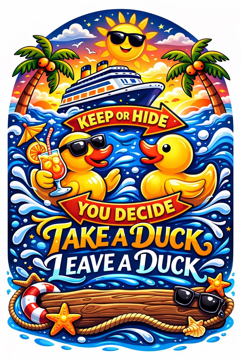 Cruising Duck Mailbox Magnet