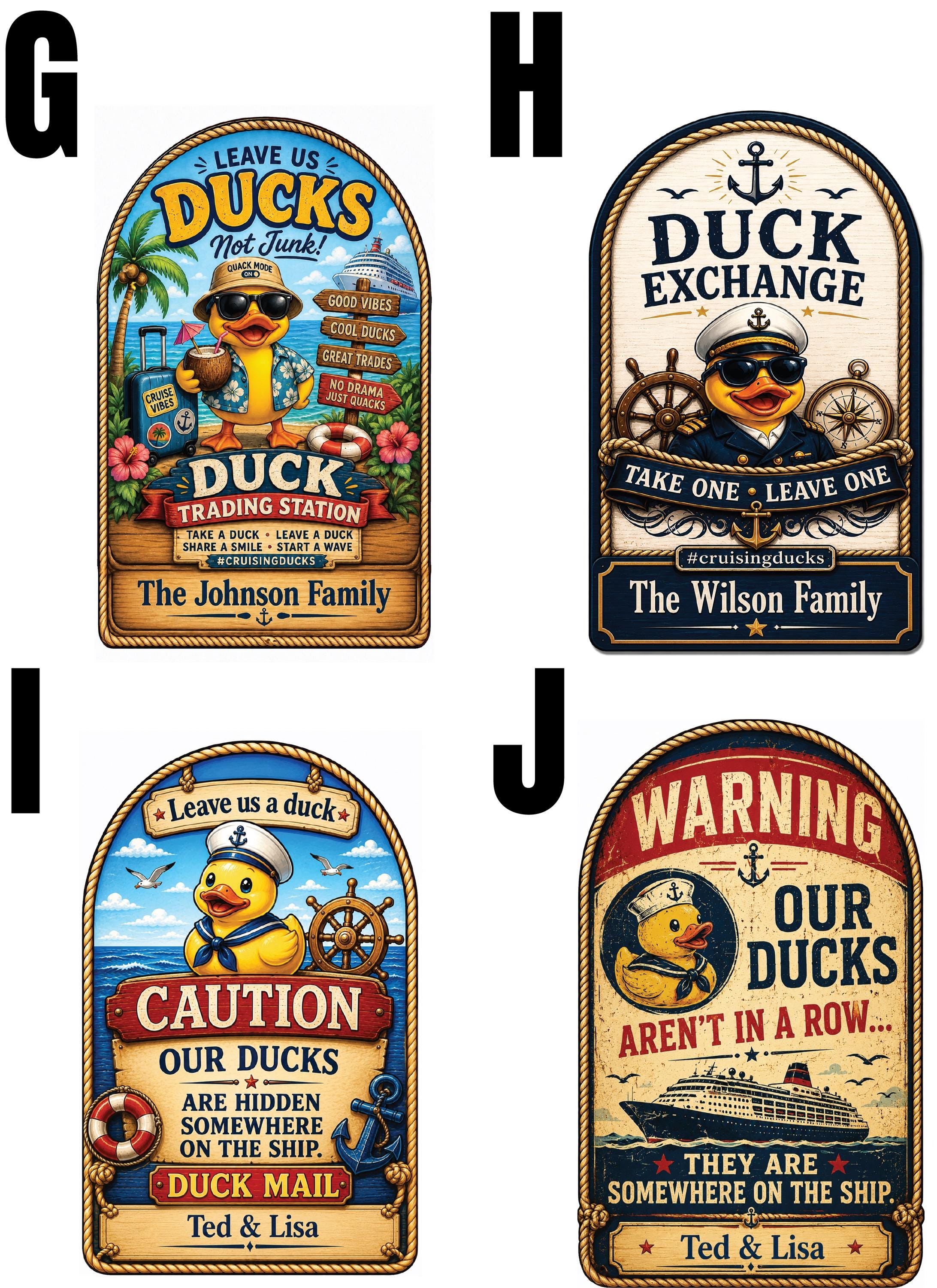 Cruising Duck Mailbox Magnet