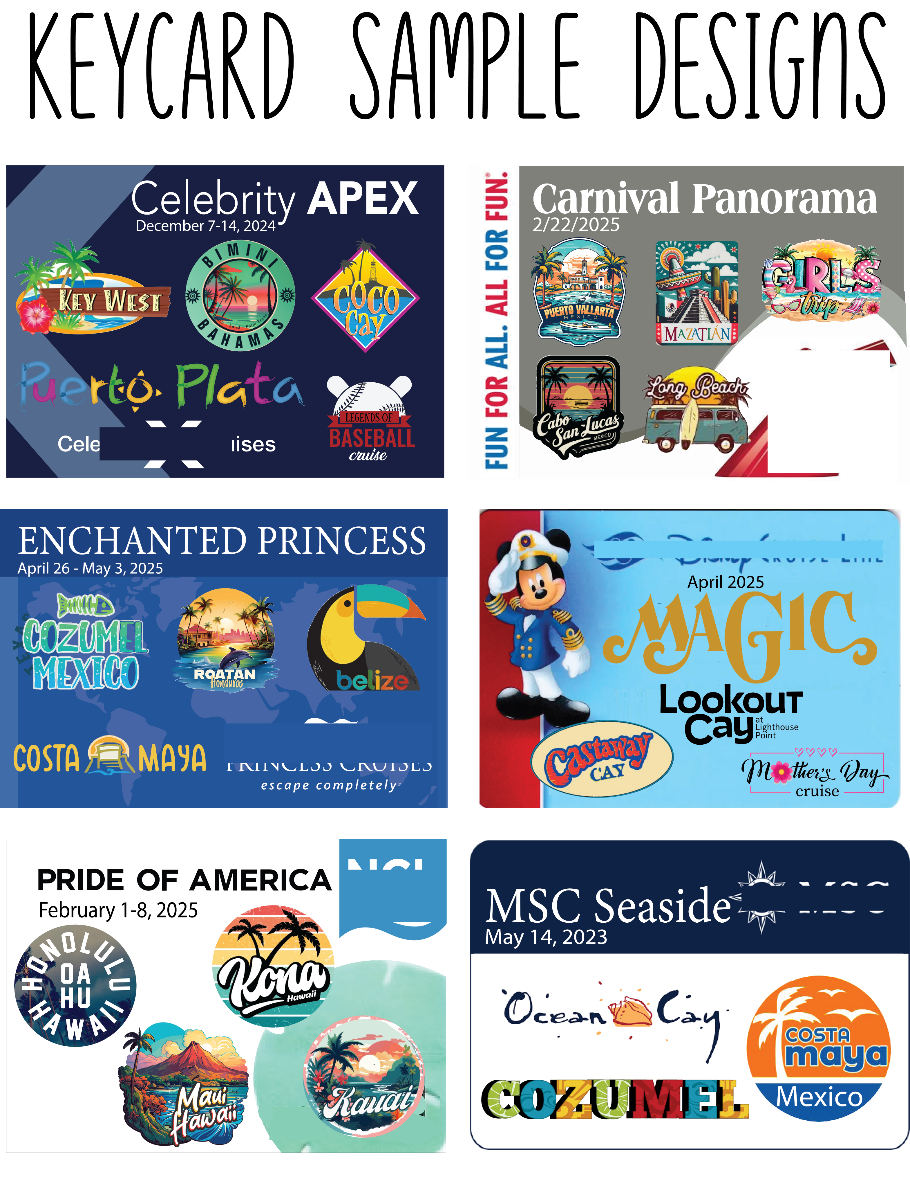 Keycard Cruise Magnet